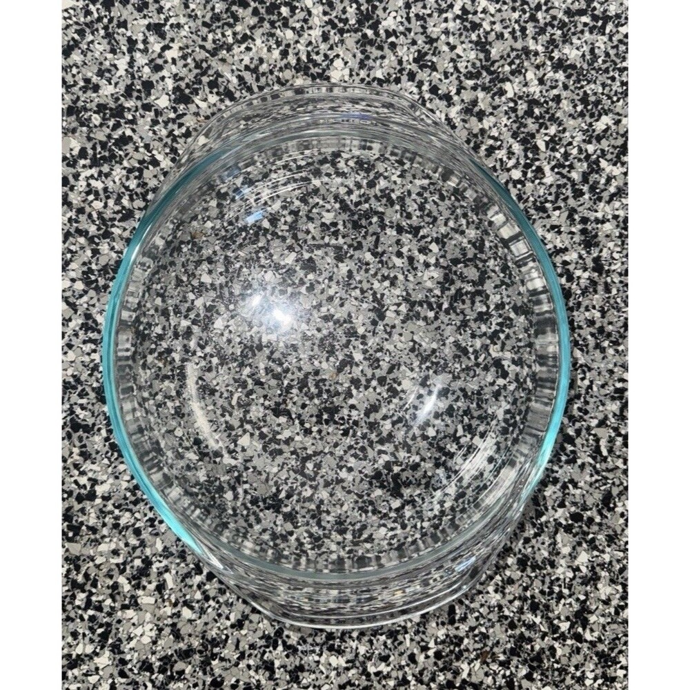Vintage Pyrex #024 Clear Borosillicate Glass 2 Qt 8 1/2" Serving Roasting Bowl